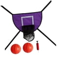 thumbnail image 4 of koolsoo Mini Basketball Hoop for Trampoline Universal Outdoor Basketball Rack with two balls, 4 of 9