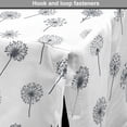 thumbnail image 4 of Floral Dog Crate Cover, Botanical Theme Monochrome Dandelion Pattern Along in Sketchy Style, Easy to Use Pet Kennel Cover for Medium Large Dogs, 35" x 23" x 27", Purpleblue and White, by Ambesonne, 4 of 6