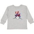 thumbnail image 3 of Inktastic 4th of July Patriot Shark Boys or Girls Long Sleeve Toddler T-Shirt, 3 of 5