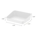 thumbnail image 6 of Yamazaki Home Vanity Tray - Angled - Two Sizes, White, Steel, 5.25" x 7", No Assembly, 6 of 6