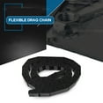 thumbnail image 5 of 18mm x 37mm Black Flexible Semi Enclosed Cable Drag Chain 1M 39.4", 5 of 8