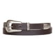 thumbnail image 1 of Cinturón de cuero Lucky Brand para mujer con hebilla western, 1 of 5