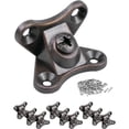 thumbnail image 2 of Furniture Protection! 10*PC Detachable Corner Brace Alloy Butterfly Corner Right Angle Support Shelf Brackets Plated, 2 of 8