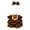 3#Black, variant on 1 Pc Thanksgiving Pilgrim Porch Goose Outfits, 15.75" X 13.78" Autumn Pumpkins Goose Costumes, Fall Pumpkins Dresses Clothes, Apron & Bonnet Costume for Goose Statues, Thanksgivng Garden Decor