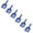 Dark Blue, variant on Cat Litter Scoop, 6-Pack Deep Shovel for Fast Sifting, Pet Waste Scooper with Handle for Dog Pooper, Plastic Cleaning tool for Kitty Litter Box, Easy Clean