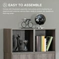 thumbnail image 3 of Sunjoy Quub Open Cabinet,-Stackable MDF Wood Cabinet for Living Room, Bedroom and Other Indoor Space, 3 of 9