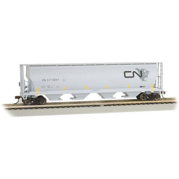 Bachmann HO Scale Cylindrical 4Bay Grain Hopper Canadian National/CN