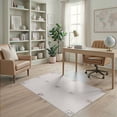 thumbnail image 2 of ODIKA 4'x6' Washable Area Rug Pink Mini Checkered Grid Tapete Feline Rosa Throw Dorm for Home Office, Under Desk, Non-Slip Chair-Friendly, Flatwoven, 2 of 7