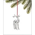 thumbnail image 1 of Ornement de Renne de Noël Argenté, 1 of 1