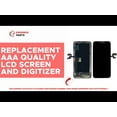 thumbnail image 2 of Esource Parts Apple iPhone X In-Cell LCD Screen Digitizer Assembly Black Space Grey, 2 of 2