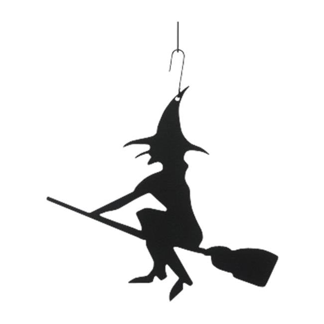 silhouette Die Cut Halloween Witch x 8 topper black card making, 