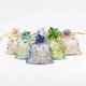 thumbnail image 3 of Bolsas de Organza con diseño de rosa para regalos de bautismo, bolsas grandes de regalo de boda, cosméticos, embalaje de Boutique de joyería con cordón, 50 Uds., 3 of 4