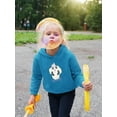 thumbnail image 2 of Panda Wishing Happy Birthday Hoodie Toddler -Image by Shutterstock,  4 Toddler, 2 of 4
