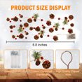 thumbnail image 3 of Chok Christmas lights LED copper wire light pine cone pine needle bell red fruit decorative light battery box, 3 of 7