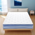 thumbnail image 2 of BMMB 12 In Pocket Spring Wrapped Coils Memory Gel Foam Mattress Medium-firm Motion Isolation Highly Breathable Cooling Fresh Relieve Pressure Bed Mattress Twin Hydrid Durable Mattress, 2 of 6
