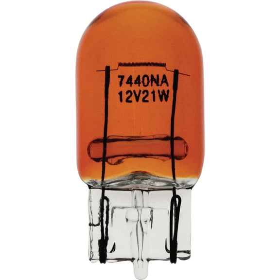 Peak  Miniature  Automotive Bulb  7440NA  Amber/Red  2 pk