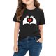 thumbnail image 3 of Blusas y camisas de manga corta con cuello redondo para niños y niñas, camisetas gráficas de manga corta, blusas con estampados bonitos para la temporada escolar., 3 of 8