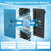 Tawatiler 6/9/12/16/24 Pack EZ-Change #3 Fish Tank Filter Cartridge for Aqua-Tech 20-40 & 30-60 Power Filter,6 Pack