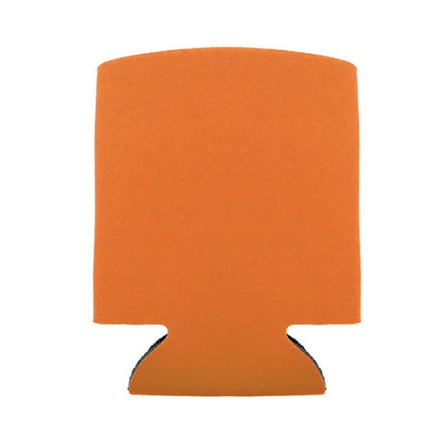 ZTTD 1 Pc Reusable Can Cooler Sleeve Non-slip Neoprene Beer Bottle Cover Holder Standard Can Cover Soft Insulators Sleeve for 12oz Standard Cans Beverage Soda Beers Water Bottles, Orange