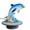 dolphin, variant on Decorative Illumination Sea Figure Desktop Night Lamp, Resin Marine Animal Table Light, Dolphin Shark Decorative Lamp for Bedroom, Nightstand, Office and Home Decor