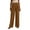 Light Brown#018, variant on Dweltoz Wide Leg Corduroy Pants Women 2025 Trendy Elastic Waist Straight Leg Pant Stretchy Comfy Loose Trousers with Pockets,Mint Green S