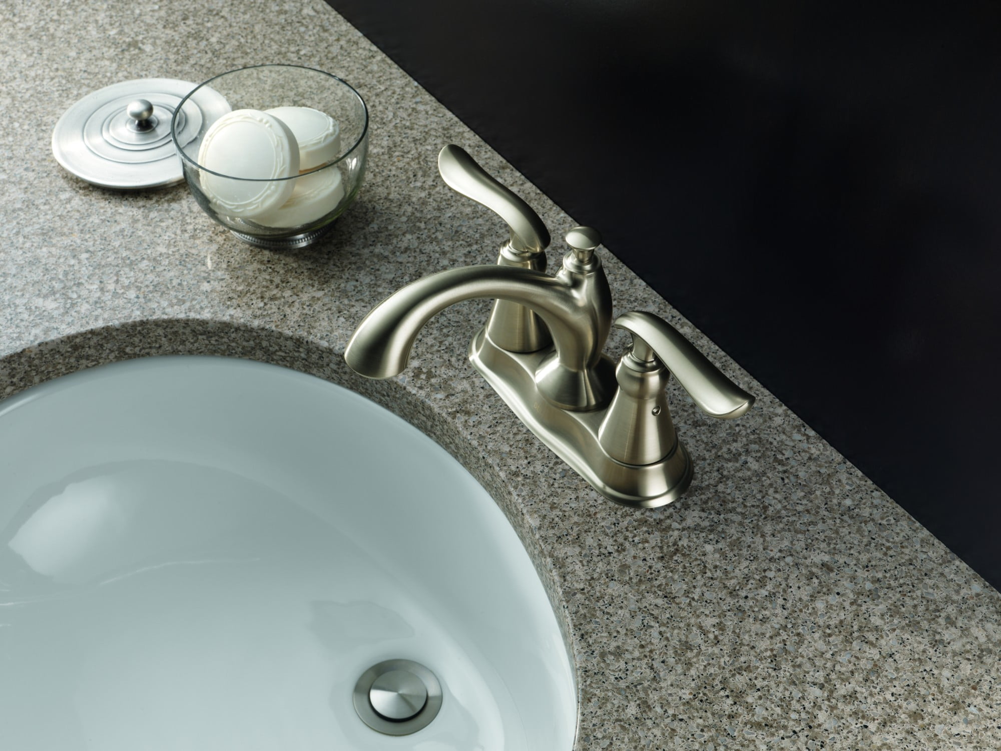 Delta Linden 2594-RBTP-DST Two Handle Tract-Pack Centerset Lavatory Faucet