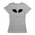 thumbnail image 1 of Alien Face Women's Sports Grey T-shirt, 1 of 1