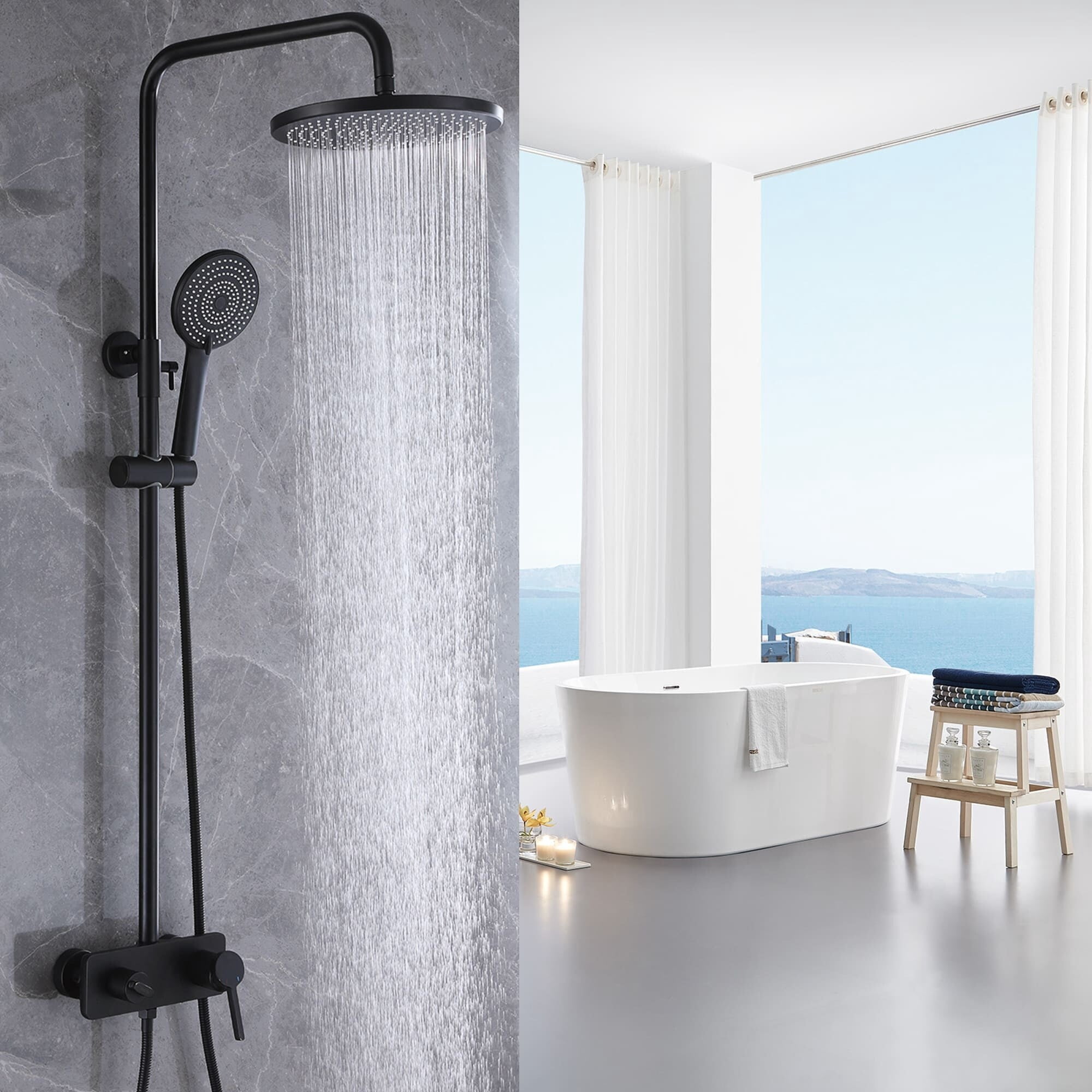 Moen Handbrause Mit Halterung In Öl Bronze – Verstellbar, Kräftiger Strahl, ADA-konform