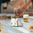 thumbnail image 5 of Yayeee Ashtray with Lid for Cigarette Smokeless Stainless Steel Home Ash Holder, Cute Floral, 5 of 7
