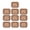 Bronze, variant on WINDLAND 10 Pcs Self-Adhesive Wax Seal Sticker Envelope Sealing Sticker Square Wax Seal Labels Decorative Sticker for Wedding