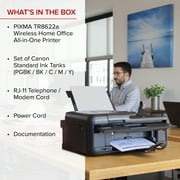 Canon PIXMA TR8622a Printer, Scanner, Copier All-In-One, Wireless Color Inkjet for Home Office Use