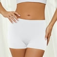 thumbnail image 2 of vigerkar Womens Everyday Shaping Boyshort - Comfortable Core Control Shapewear Underwear - Invisible Under Clothes - No-Show White, S, 2 of 5