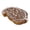 Brown-37, variant on Paisley Pattern Wooden Fabric Stamp Hand Carved Painting Block Printing Art