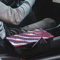 thumbnail image 3 of Chririnla Car Armrest Seat Box Cover USA Bald Eagle Flag Pattern Non Slip Car Armrest Cover Van, with Pockets Car Armrest Middle Box Pad, 3 of 6
