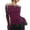 Purple, variant on Womens Y2K Long Sleeve Shirt Off Shoulder Ribbed Knit Crop Top Contrast Color Slim Fitted Casual Tee Top