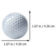 thumbnail image 2 of VORCOOL 10Pcs Outdoor White Practice Balls Durable Training Supplies, 2 of 9