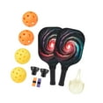 thumbnail image 2 of S SERENABLE Pickleball Racket Comfort Grip Lightweight Pickleball Racquet Pickleball Set D, 2 of 9