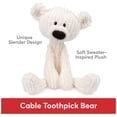 thumbnail image 2 of Cable de peluche GUND para palillo de dientes con forma de oso de peluche, 38 cm, color crema, 2 of 8
