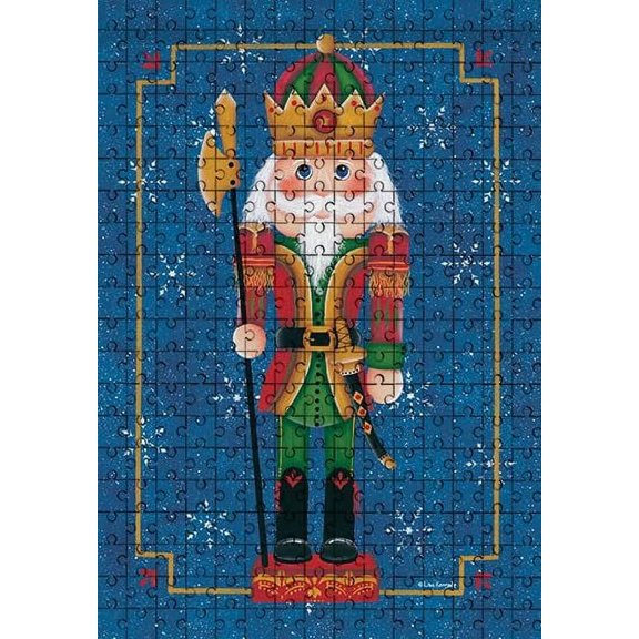 Jigsaw Puzzles for Adults 300 Pieces Christmas Nutcracker Wooden Puzzle Environmentally Friendly No Odor Challenging Educational Fun Family Activities Games Toys Gifts for Home Decor