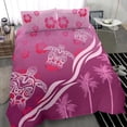 thumbnail image 1 of Juego de cama Hibiscus Tortuga Rosa, 1 of 6
