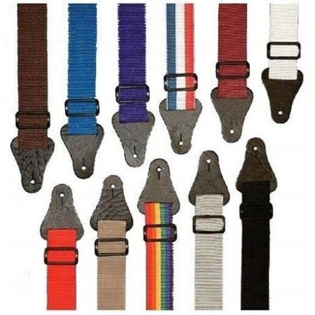Fort Bryan 2" Nylon Ranger Strap w/Deluxe Leather Ends Tan