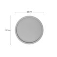 thumbnail image 2 of 4pcs Round Thickened Cup Mat Silicone Coasters Non-slip Heat Insulation Pad (Light Grey), 2 of 9