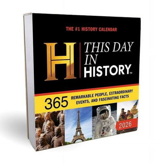 Moments in History(tm) Calendars 2026 History Channel This Day in History Boxed Calendar: 365 Remarkable People, Extraordinary Events, and Fascinating Fa, (Paperback)
