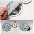 thumbnail image 7 of Sunjoy Tech 2Pcs Bathroom Floor Drain Pads Anti-Clogging Drain Hair Catcher Bathtub Shower Floor Hair Stopper Kitchen Sink Floor Sink Hair Strainer Household Supplies, 7 of 7