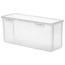 Extra Large Food Storage Container with Locking Lid, 4.2 Quart Modular Stacking Bins for Pantry Organization, Airtight & Leakproof for Flour, Rice, Cereal, Ideal for Kitchen, Fridge &