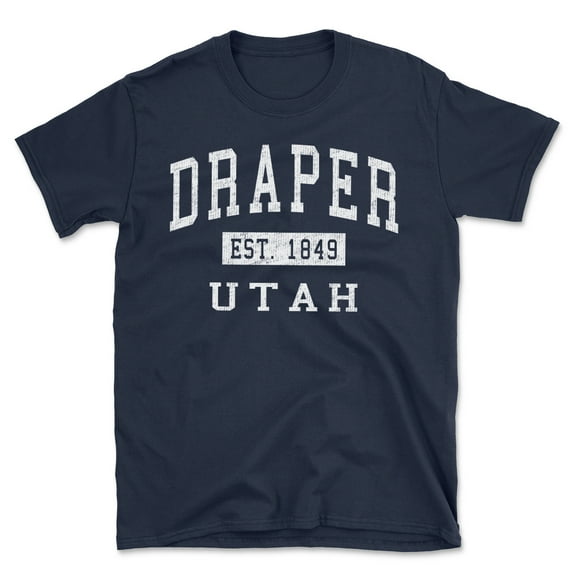 Draper Utah Classic Established Men's Cotton T-Shirt