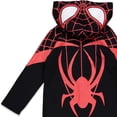 thumbnail image 6 of Marvel Spider-Man Cosplay Coverall with Hooded Design for Little Boys, Infant to Toddler Size 3T, 2-Pack, 6 of 6