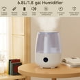 thumbnail image 3 of TOPTENG 6.8L Large Capacity Cool Mist Humidifier, Top Fill, Remote Control & Essential Oil Diffuser, for Large Room/Bedroom, Ultra Quiet, Ideal for Baby, Plants, Pets, 3 of 13