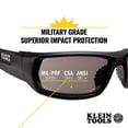 thumbnail image 2 of Gafas de seguridad Klein Tools 60164 con marco completo y lente gris, 2 of 9