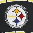 thumbnail image 4 of Men's Mitchell & Ness Black Pittsburgh Steelers Washed Short Sleeve Pullover Hoodie, 4 of 4
